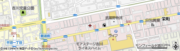 埼玉県吉川市栄町886周辺の地図