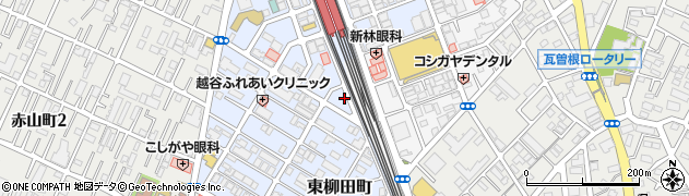 埼玉県越谷市東柳田町1周辺の地図