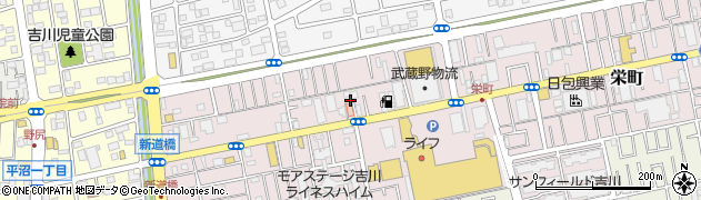 埼玉県吉川市栄町888周辺の地図