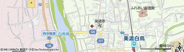 岐阜県郡上市白鳥町白鳥852周辺の地図
