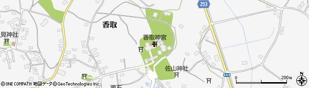 香取神宮周辺の地図