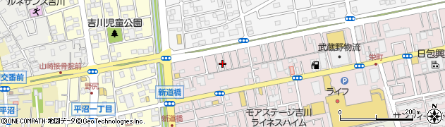 埼玉県吉川市栄町691周辺の地図