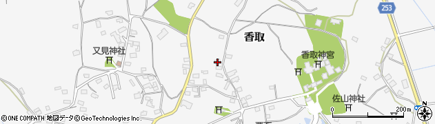 千葉県香取市香取1606周辺の地図