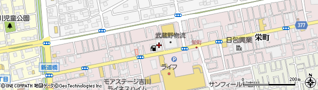 埼玉県吉川市栄町893周辺の地図