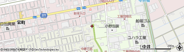 埼玉県吉川市中野246周辺の地図