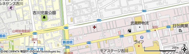 埼玉県吉川市栄町693周辺の地図