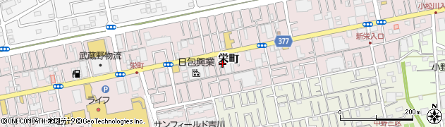 埼玉県吉川市栄町1428周辺の地図