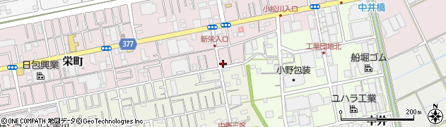 埼玉県吉川市栄町1487周辺の地図