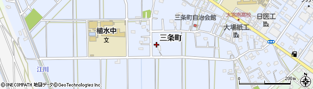 埼玉県さいたま市西区三条町246周辺の地図