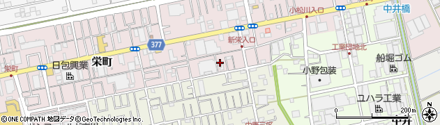 埼玉県吉川市栄町1477周辺の地図