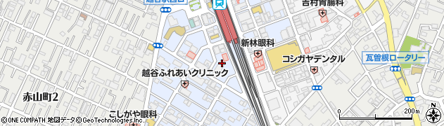 埼玉県越谷市赤山本町8周辺の地図