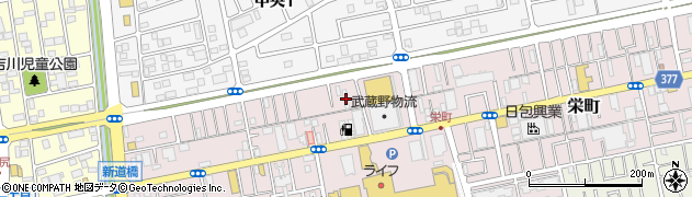 埼玉県吉川市栄町911周辺の地図