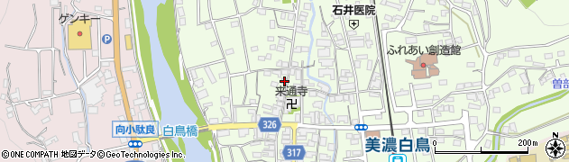 岐阜県郡上市白鳥町白鳥870周辺の地図