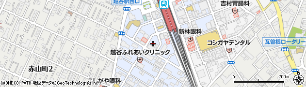 埼玉県越谷市赤山本町7周辺の地図