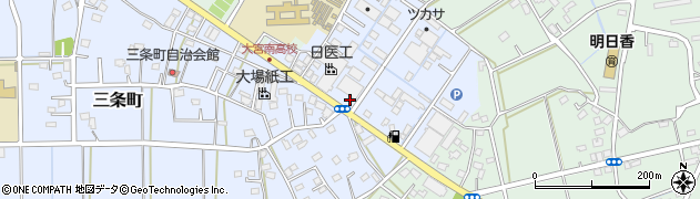 埼玉県さいたま市西区三条町55周辺の地図