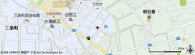 埼玉県さいたま市西区三条町70周辺の地図