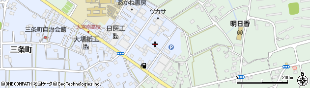 埼玉県さいたま市西区三条町11周辺の地図