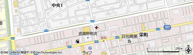 埼玉県吉川市栄町1375周辺の地図
