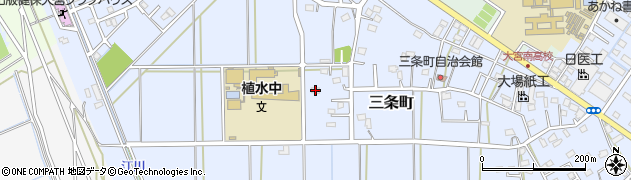 埼玉県さいたま市西区三条町386周辺の地図