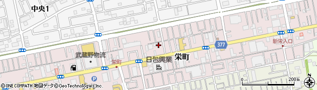 埼玉県吉川市栄町1396周辺の地図
