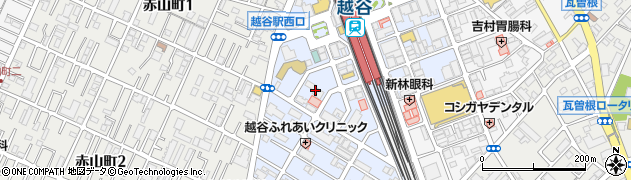 埼玉県越谷市赤山本町6周辺の地図