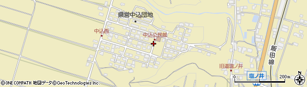 長野県南箕輪村（上伊那郡）中込周辺の地図