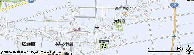 武生広瀬郵便局周辺の地図
