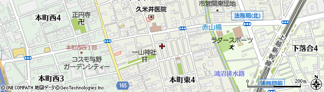 埼玉県さいたま市中央区本町東4丁目24-5周辺の地図
