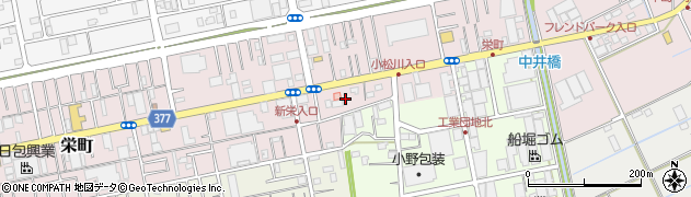 埼玉県吉川市栄町1496周辺の地図