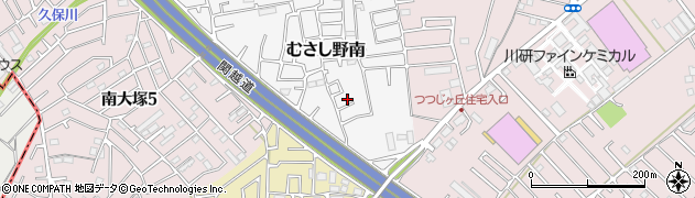 埼玉県川越市むさし野南29-27周辺の地図