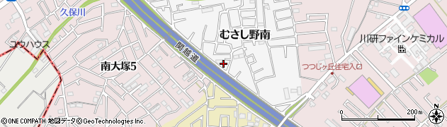 埼玉県川越市むさし野南25周辺の地図