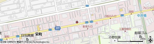 埼玉県吉川市栄町1502周辺の地図