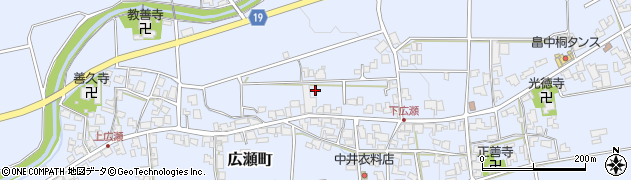 福井県越前市広瀬町周辺の地図