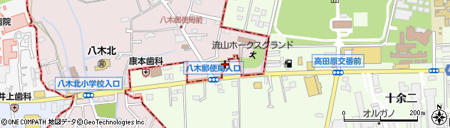 千葉県流山市駒木台206周辺の地図