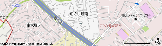 埼玉県川越市むさし野南28周辺の地図