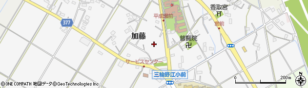 埼玉県吉川市加藤周辺の地図