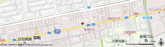 餃子の王将 県道377号吉川栄店周辺の地図
