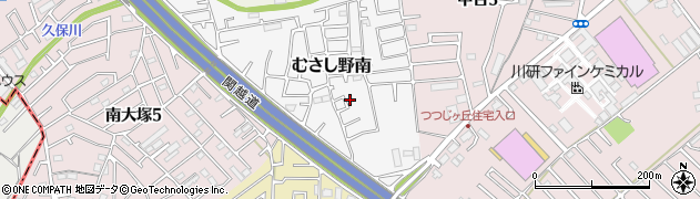 埼玉県川越市むさし野南29周辺の地図
