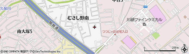 埼玉県川越市むさし野南30周辺の地図