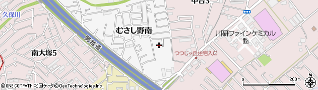 埼玉県川越市むさし野南30-5周辺の地図