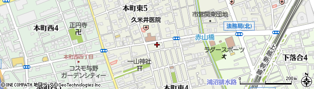 埼玉県さいたま市中央区本町東4丁目29-9周辺の地図