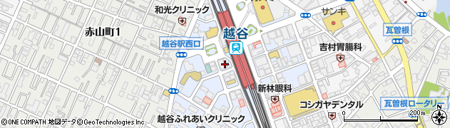 埼玉県越谷市赤山本町4周辺の地図