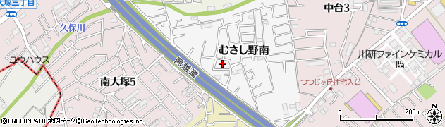 埼玉県川越市むさし野南19周辺の地図