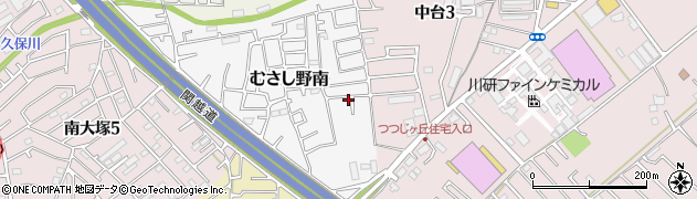 埼玉県川越市むさし野南30-7周辺の地図