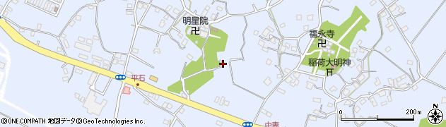 茨城県取手市小文間周辺の地図