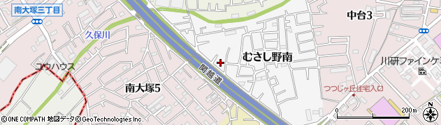 埼玉県川越市むさし野南23-16周辺の地図