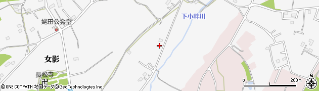埼玉県日高市女影710周辺の地図