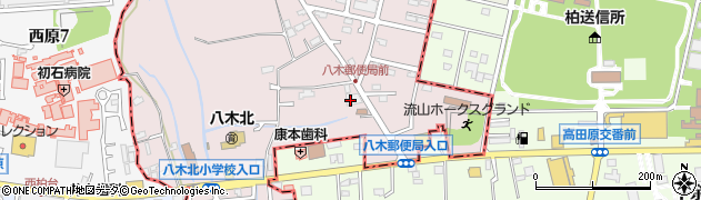 千葉県流山市駒木台203周辺の地図