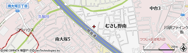 埼玉県川越市むさし野南23周辺の地図