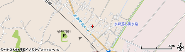 千葉県香取市大倉607周辺の地図